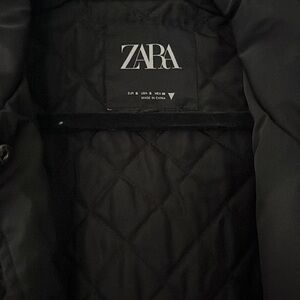 Zara crop jacket black